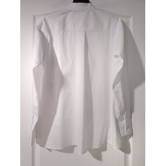 (See Comments) NWT Good American | Oversized Poplin Shirt in White (1/Small) - Picture 3 of 16